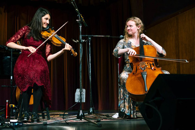 SPECIAL CONCERT IN THE GARDEN Thursday, September 21, 2023  7 - 9 pm  Jocelyn Pettit & Ellen Gira: "Dazzling" Celtic Duo