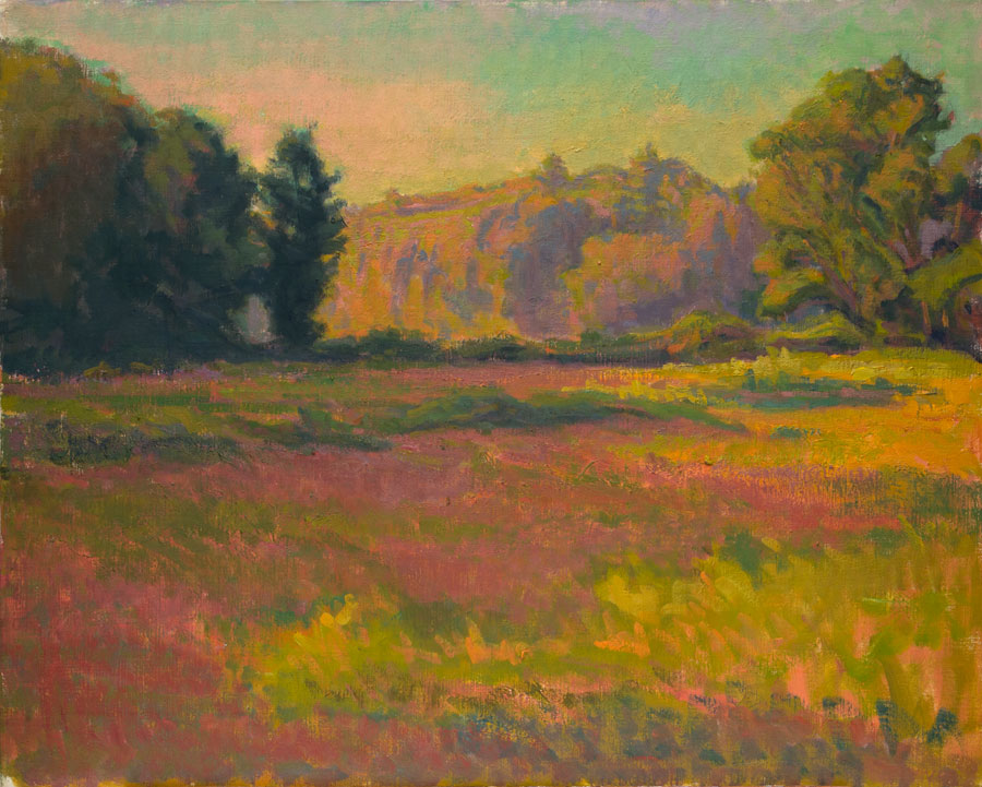   CAT# 1002 Ferry Field  oil	24 x 30	inches Leif Nilsson summer	1992 &copy; 