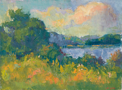 CAT# 1858 Pettipaug oil	15 x 20	inches Leif Nilsson 1993 �