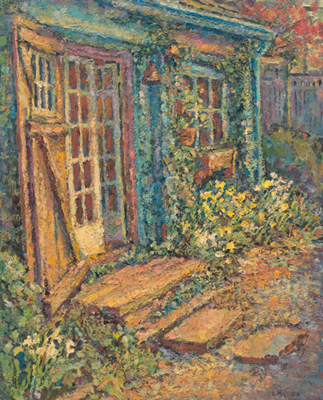 CAT# 1953 Path to the Studio oil	30 x 24	inches Leif Nilsson summer 1998	�