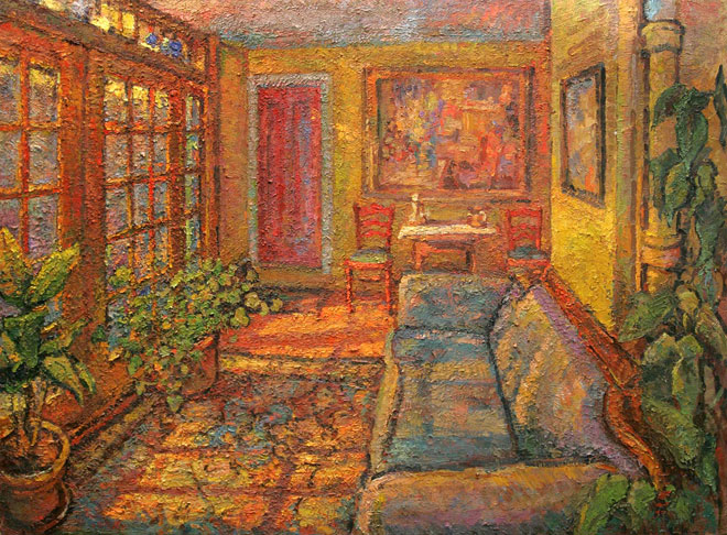 CAT# 3011  The Sun Room  oil	40 x 54 