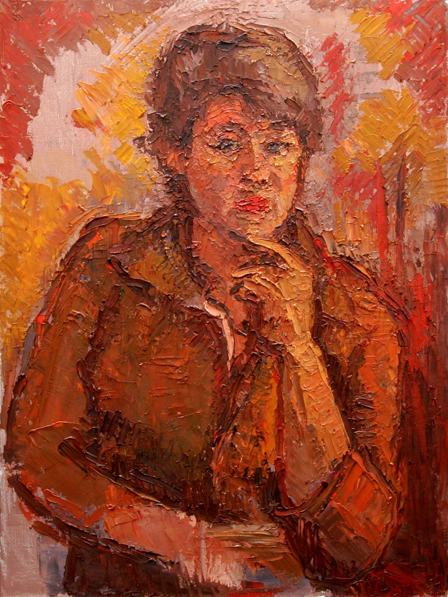 CAT# 3018 Portrait of Hedy oil 24 x 18