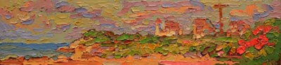 CAT# 3028 Pocasset Light - Cape Cod oil 3 x 18