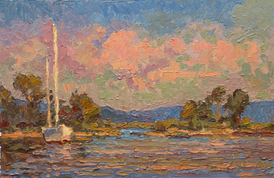 CAT# 3097  North Cove Essex  oil	12 x 18 