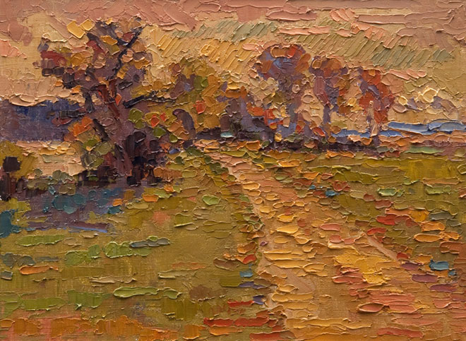 Pettipaug - Autumn  oil	9 x 12 