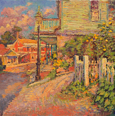 CAT# 3137  Studio Garden  oil	24 x 24  Leif Nilsson autumn 2011	©