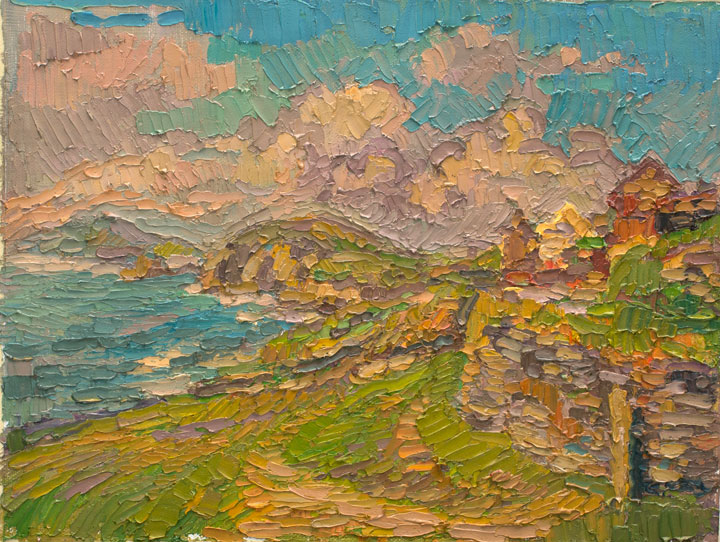 oil painting of Ireland