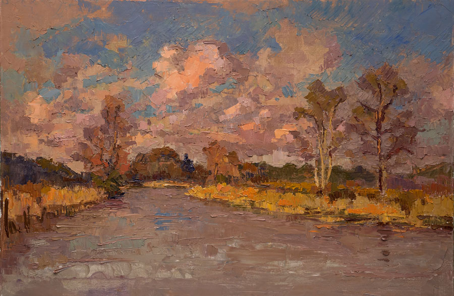 CAT# 3422 Selden's Creek oil 24 x 36 inches Leif Nilsson Autumn 2016 ©