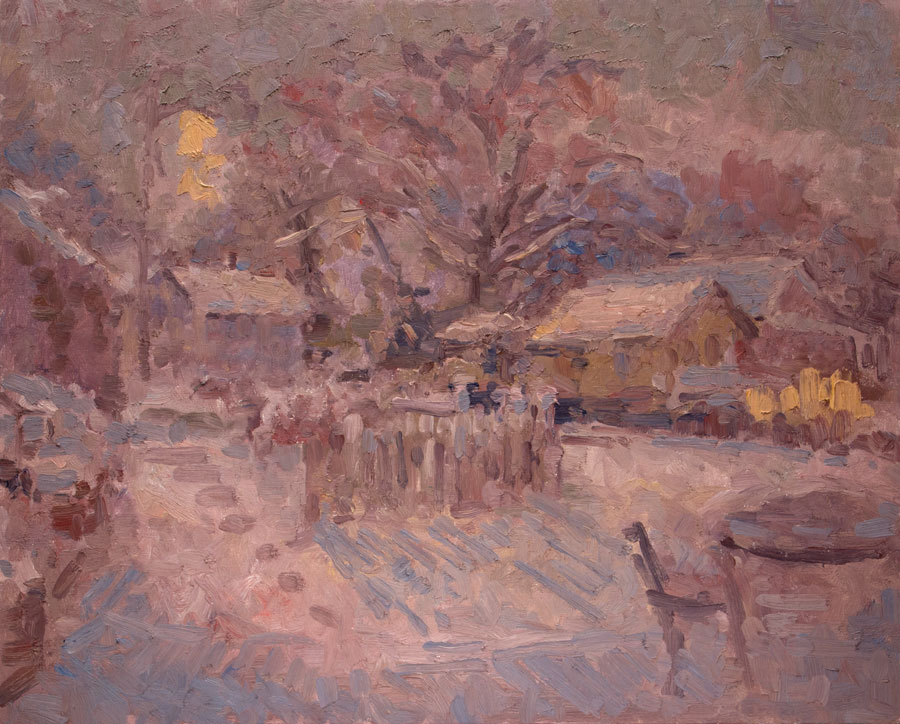 CAT# 3428 Winter Garden oil 24 x 30 Leif Nilsson winter 2017 ©