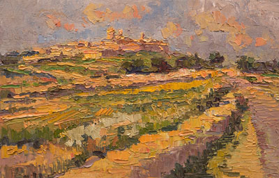 CAT# 3436  Mdina, Malta - Spring Morning  oil	12 x 18	inches Leif Nilsson spring 2017	©