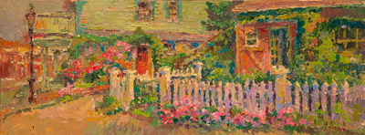 CAT# 3515  Rose Garden  oil	9 x 24  Leif Nilsson spring 2018	©