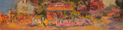 CAT# 3537  Spring Street  oil	6 x 24  Leif Nilsson spring 2018	©
