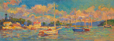 CAT# 3564  Essex  oil	9 x 24 inches Leif Nilsson summer 2018	©