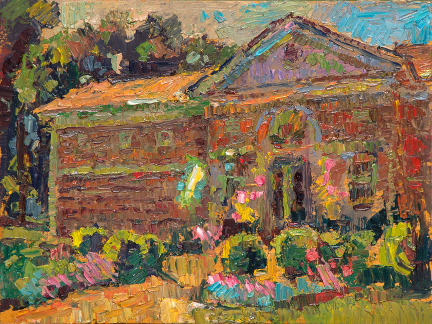 CAT# 3746  Lyme Art Association Building  oil	9 x 12 inches Leif Nilsson summer 2022	©