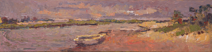 CAT# 3887 Griswold Point oil 6 x 24 inches Leif Nilsson summer 2024 ©