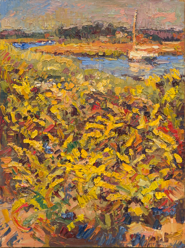 CAT# 3902 Griswold Point oil 12 x 9 inches Leif Nilsson summer 2024 ©