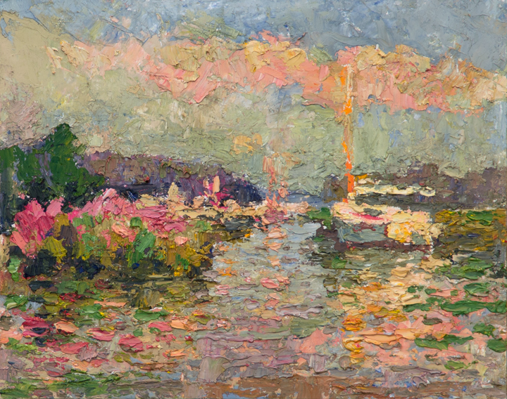 CAT# 3942 Post Cove Loosestrife - morning oil	8 x 10	inches Leif Nilsson summer 2025	©