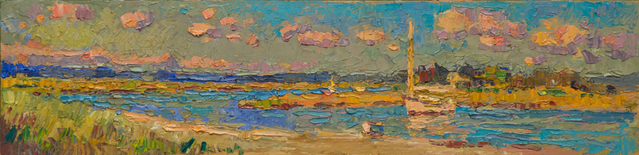 CAT# 3951 Griswold Point oil 6 x 24 inches Leif Nilsson summer 2025 ©
