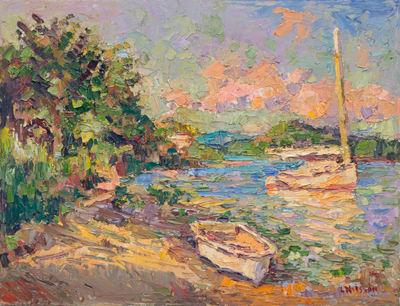 CAT# 3967  From Essex Island  oil	12 x 16 inches  Leif Nilsson summer 2026	&copy; 