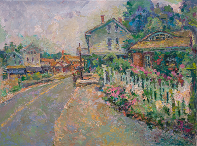  CAT# 3969 Studio Garden - drizzle oil	30 x 36	inches Leif Nilsson summer 2026	©