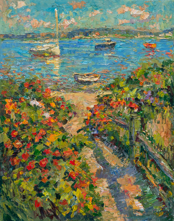  CAT# 3972 Napatree Point - morning oil	20 x 16	inches Leif Nilsson summer 2026	©