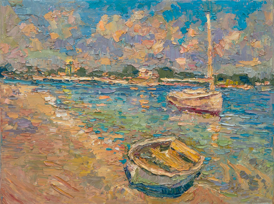  CAT# 3973 Sandy Point - afternoon oil	12 x 16	inches Leif Nilsson summer 2026	©