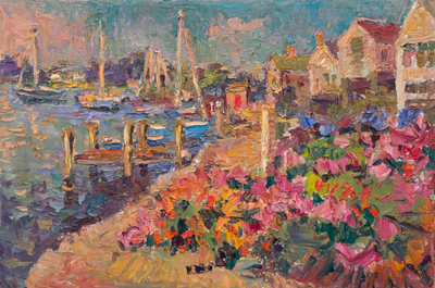  CAT# 3978 Stonington Harbour Rose Hips oil	12 x 18	inches Leif Nilsson summer 2026 &copy; 