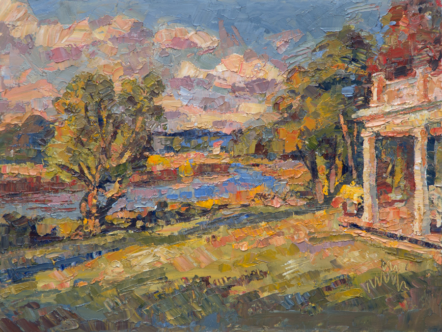 CAT# 3989  Florence Griswold Museum  oil	12 x 16 inches  Leif Nilsson summer 2026	&copy;  