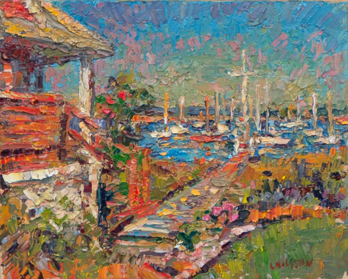 CAT# 3993 North Cove Nicoles Garden oil	8 x 10 inches Leif Nilsson autumn 2026	&copy;